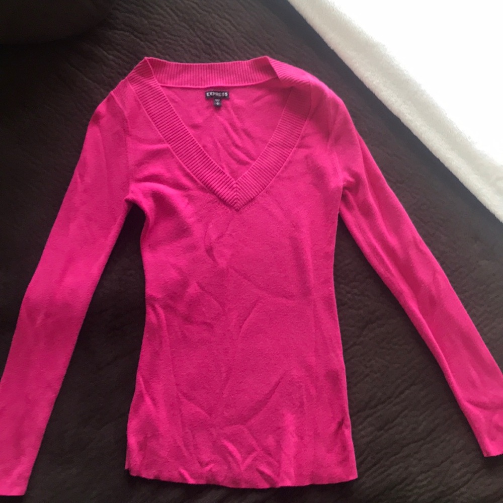 Pink sweater
